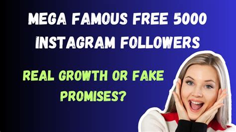 Mega Famous Free 5000 Instagram Followers .